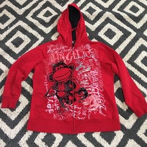 Bobby Jack Red Zip Up (JRs 1x)